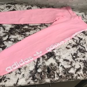 Pink Adidas legging cropped